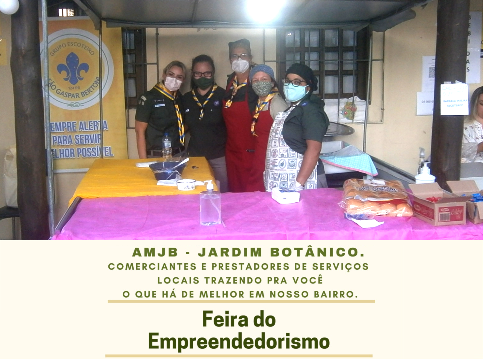 Leia mais sobre o artigo Grupo São Gaspar Bertoni participa da Feira de Empreendedorismo do Jardim Botânico.